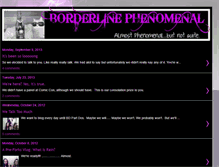 Tablet Screenshot of borderlinephenomenal.blogspot.com