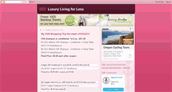 Desktop Screenshot of luxurylivingforless.blogspot.com