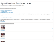 Tablet Screenshot of jigorokanojudofoundationlanka.blogspot.com