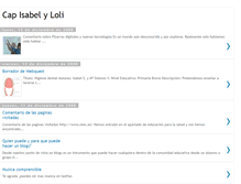 Tablet Screenshot of capisabelyloli.blogspot.com
