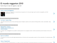 Tablet Screenshot of elmundoreggaeton2009.blogspot.com