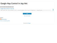 Tablet Screenshot of googlemapcontrolinaspnet.blogspot.com