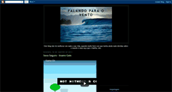 Desktop Screenshot of falandoparaovento.blogspot.com