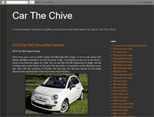 Tablet Screenshot of carchive.blogspot.com