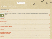 Tablet Screenshot of howlingnsilence.blogspot.com