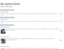 Tablet Screenshot of naechsterschritt.blogspot.com