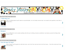 Tablet Screenshot of beadymonkey.blogspot.com