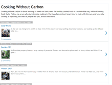 Tablet Screenshot of cookingwithoutcarbon.blogspot.com