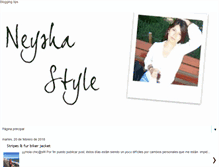 Tablet Screenshot of neyshastyle.blogspot.com