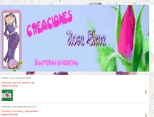 Tablet Screenshot of creacionesrosaelena.blogspot.com