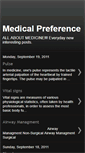 Mobile Screenshot of medicalpreference.blogspot.com