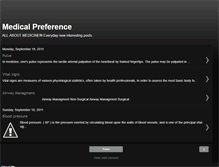 Tablet Screenshot of medicalpreference.blogspot.com