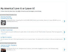 Tablet Screenshot of myamericaloveitorleaveit.blogspot.com