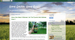 Desktop Screenshot of homegrownhomebrew.blogspot.com
