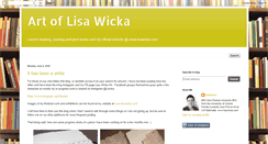 Desktop Screenshot of lisawickaart.blogspot.com