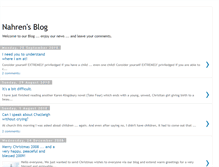 Tablet Screenshot of nahrensblog.blogspot.com