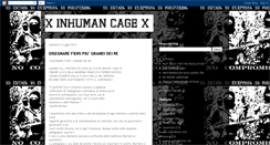 Desktop Screenshot of inhumancage.blogspot.com