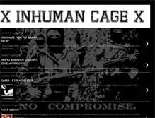 Tablet Screenshot of inhumancage.blogspot.com