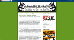 Desktop Screenshot of lapalabracomoarma.blogspot.com