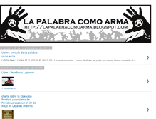 Tablet Screenshot of lapalabracomoarma.blogspot.com