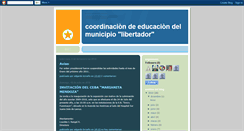 Desktop Screenshot of distritoescolarn1.blogspot.com