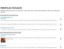 Tablet Screenshot of parafilias-sexologia.blogspot.com