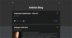Desktop Screenshot of ankitananwani.blogspot.com