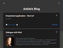 Tablet Screenshot of ankitananwani.blogspot.com