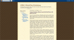 Desktop Screenshot of globalseedsolutions.blogspot.com