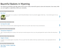Tablet Screenshot of bountifulbasket.blogspot.com