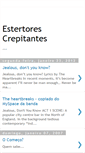 Mobile Screenshot of estertorescrepitantes.blogspot.com