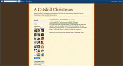 Desktop Screenshot of catskillchristmas.blogspot.com