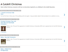 Tablet Screenshot of catskillchristmas.blogspot.com