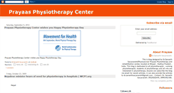 Desktop Screenshot of prayaasphysiotherapy.blogspot.com