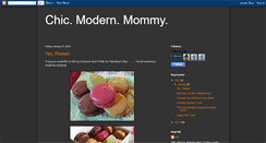 Desktop Screenshot of chicmodernmommy.blogspot.com