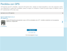Tablet Screenshot of perdidoscongps.blogspot.com