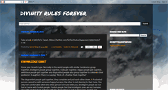 Desktop Screenshot of divinityrulesforever.blogspot.com