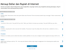 Tablet Screenshot of bisnis-dollar-internet.blogspot.com