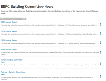 Tablet Screenshot of bbpcbuildingcommitteenews.blogspot.com