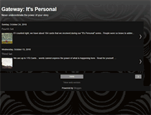 Tablet Screenshot of itspersonalgateway.blogspot.com