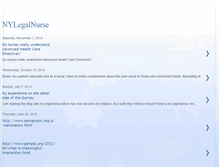 Tablet Screenshot of nylegalnurse.blogspot.com