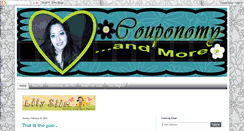 Desktop Screenshot of couponomy.blogspot.com