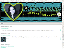 Tablet Screenshot of couponomy.blogspot.com