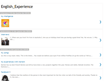 Tablet Screenshot of english-xp-experience.blogspot.com