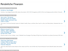 Tablet Screenshot of personlichefinanzengerman.blogspot.com