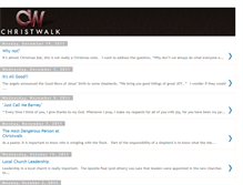 Tablet Screenshot of christwalk-pastor.blogspot.com