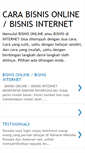 Mobile Screenshot of carabisnisdiinternets.blogspot.com