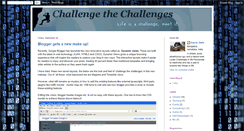 Desktop Screenshot of challengethechallenges.blogspot.com