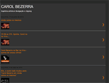 Tablet Screenshot of bezerracarol.blogspot.com