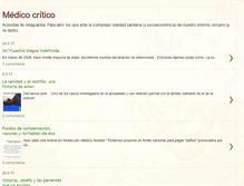 Tablet Screenshot of medicocritico.blogspot.com